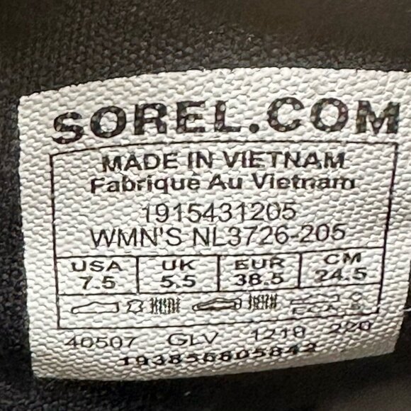 Sorel Boots Womens 7.5 Harlow Chelsea Ankle Waterproof Leather Brown NL3726-205 - Picture 12 of 12